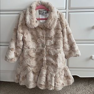 American- Widgeon Girls coat, matching Bow Hat